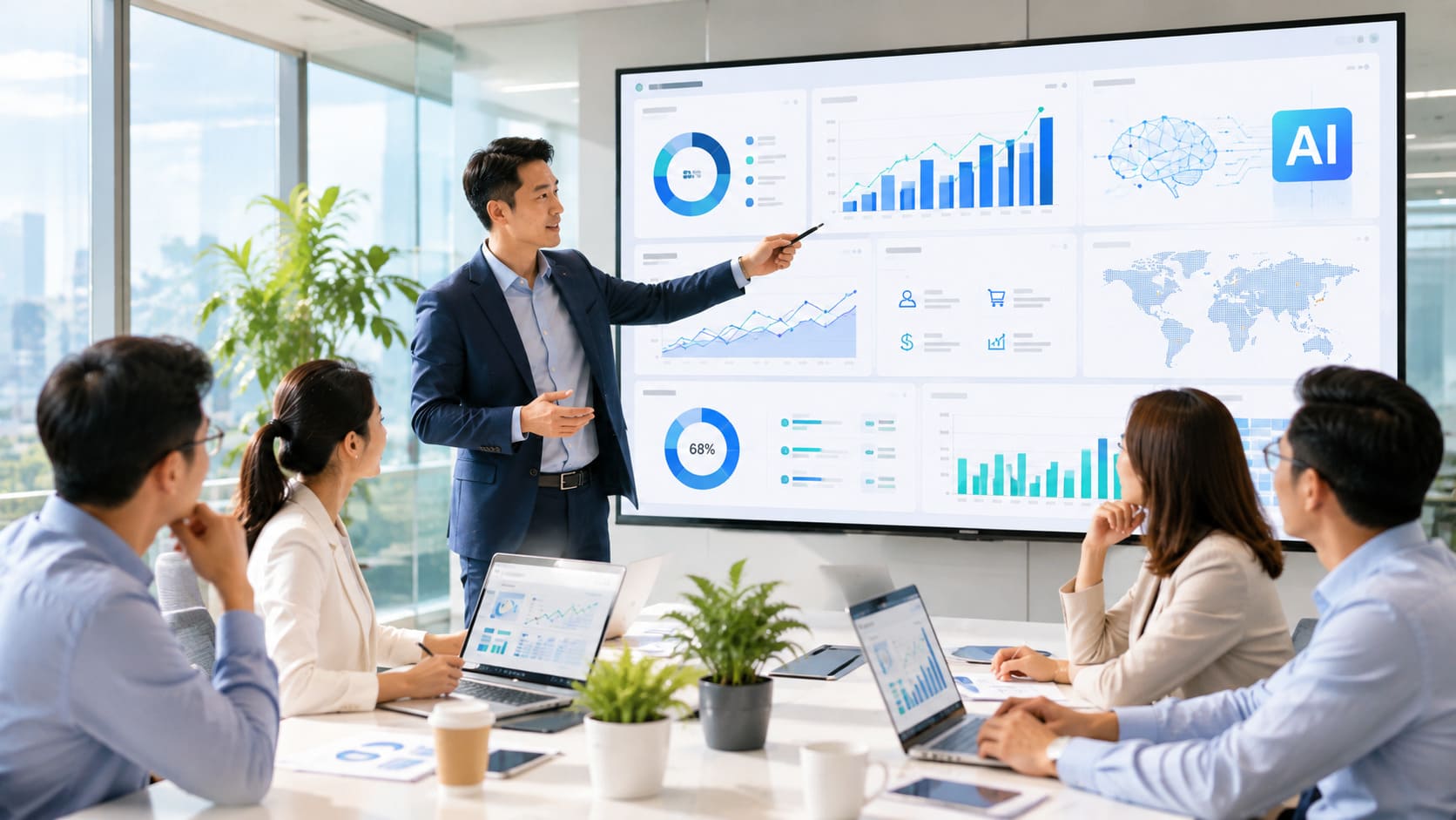Ứng dụng AI trong quản trị doanh nghiệp 2026